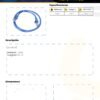 Ficha técnica Patch Cord CAT 6 Cobre 9*FEET Azul Mercury