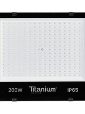 Reflector LED Exterior 100W Luz Fría 6500K IP65 — Titanium Reflector LED Exterior 100W Luz Fría 6500K IP65 — Titanium