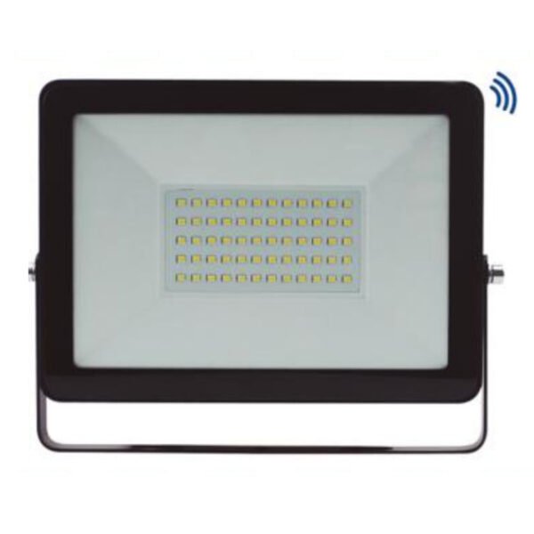 Reflector LED Exterior 50W con Sensor de Movimiento IP65 — Mercury Reflector LED Exterior 50W con Sensor de Movimiento IP65 — Mercury