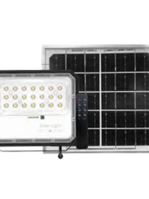 Reflector Solar High Lumen Chip Titanium 200W IP65 6500K / Panel Solar 15W/5V — Titanium