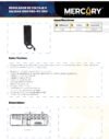 Ficha técnica Regulador de Voltaje 6 Salidas 1000 Pro-pc 115V — Mercury