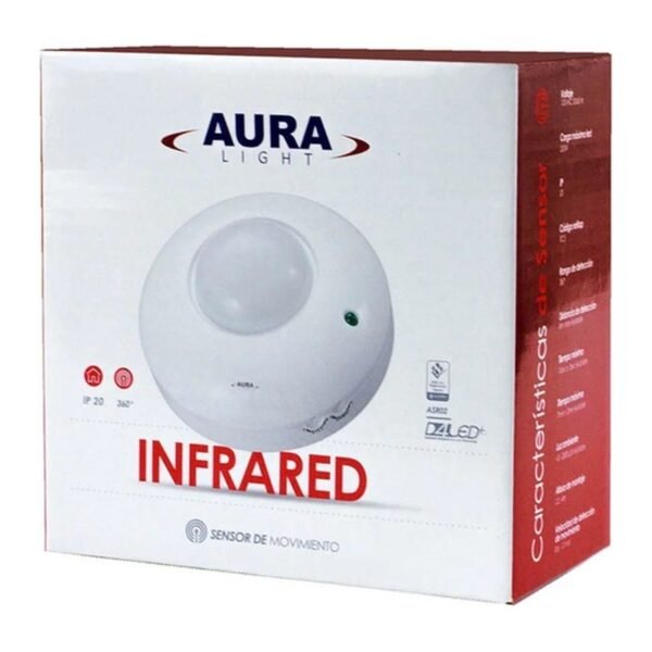 Sensor Infrarojo 360 Techo Aura Sensor Infrarojo 360 Techo Aura