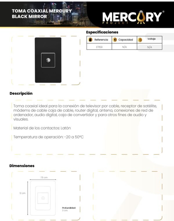 toma-coaxial-black-mirror-mercury-ficha-tecnica Ficha técnica Toma Coaxial Black Mirror — Mercury