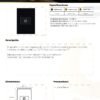 Ficha técnica Toma Coaxial TV — Black Luxury Mercury