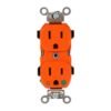 Toma Doble Leviton Naranja — Mercury
