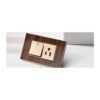 Toma + Interruptor Xahara Madera New Light