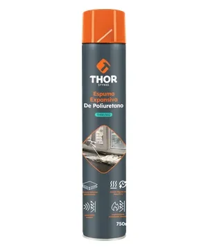 Aerosol de espuma expansiva de poliuretano de 750 ml, marca Thor, ref. THSEL502
