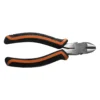 Alicate de corte diagonal con mangos negro y naranja, marca Thor, ref. THHM004