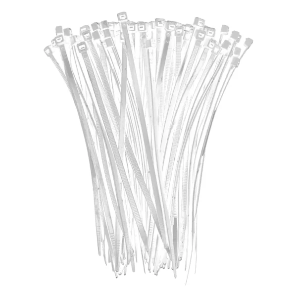 Amarres plásticos blancos Thor de 30 cm x 3,6 mm, ref. THAMA609 Amarres plásticos blancos Thor de 30 cm x 3,6 mm, ref. THAMA609