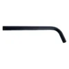 Brazo de regadera de 40 cm en acero inoxidable negro mate Valqua VQART003 Brazo de regadera de 40 cm en acero inoxidable negro mate Valqua VQART003