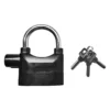 Candado con alarma #70 de arco corto Thor, cuerpo negro, ref. THCAN701 Candado con alarma #70 de arco corto Thor, cuerpo negro, ref. THCAN701