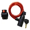 Candado de guaya para bicicleta de 1,2 m con 2 llaves, marca Thor (foto 2), ref. THCAN702