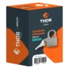 Candado de hierro cromado de 25 mm Thor, ref. THCAN401, con llaves (empaque)