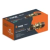 Cerradura de alcoba cilíndrica con pomos de madera oscura, marca Thor en su empaque, ref. THCHA117 Cerradura de alcoba cilíndrica con pomos de madera oscura, marca Thor en su empaque, ref. THCHA117