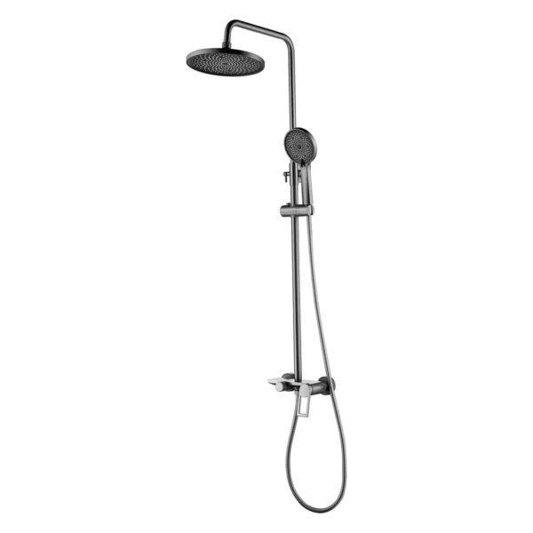 Columna de ducha con mezclador Sovrano Esenzziale SVR1023 en gris concreto Columna de ducha con mezclador Sovrano Esenzziale SVR1023 en gris concreto