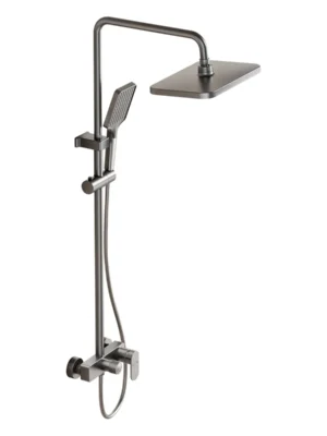 Columna de ducha Tormes aluminio gris Valqua High VQAHDC001 Columna de ducha Tormes aluminio gris Valqua High VQAHDC001