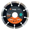 Disco diamantado segmentado de 4-1/2" eje 7/8", marca Thor, ref. THAB100