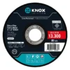 Disco fino de corte Knox de 4-1/2" x 1,2 mm para metal e inoxidable, ref. KABR001