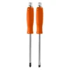 Dos destornilladores de mango naranja, uno plano y otro de estrella, marca Thor, ref. THHM013 Dos destornilladores de mango naranja, uno plano y otro de estrella, marca Thor, ref. THHM013