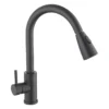 Grifería monocontrol con rociador para lavaplatos Sovrano Tacchino SVR1046 en negro mate Grifería monocontrol con rociador para lavaplatos Sovrano Tacchino SVR1046 en negro mate