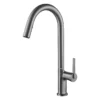 Grifería monocontrol para lavaplatos con cuello extraíble Sovrano Zottile SVR1034 en gris concreto Grifería monocontrol para lavaplatos con cuello extraíble Sovrano Zottile SVR1034 en gris concreto