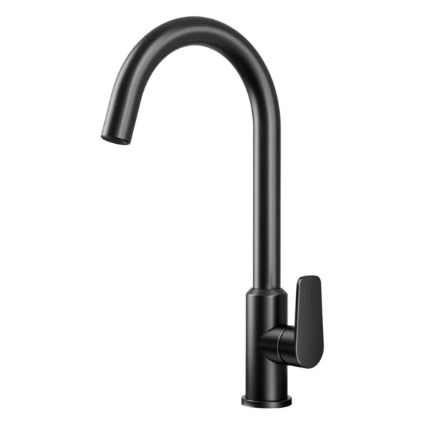 Grifería monocontrol para lavaplatos Solid Severn aluminio negro Valqua High VQAHLPM005 Grifería monocontrol para lavaplatos Solid Severn aluminio negro Valqua High VQAHLPM005