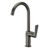 Grifería monocontrol para lavaplatos Sovrano Pilastro SVR1183 en gris concreto, cuello alto en arco Grifería monocontrol para lavaplatos Sovrano Pilastro SVR1183 en gris concreto, cuello alto en arco