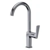 Grifería monocontrol para lavaplatos Sovrano Pilastro SVR1181 en cromo, cuello alto en arco Grifería monocontrol para lavaplatos Sovrano Pilastro SVR1181 en cromo, cuello alto en arco