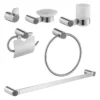 Juego de accesorios de baño Sovrano Duetto SVR1084 x 6 piezas en cromado