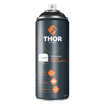 Lata de aerosol anticorrosivo blanco de 400 ml marca Thor (foto 2), ref. THAE300