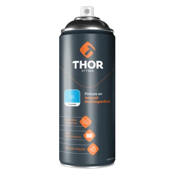 Lata de aerosol azul cielo de 400 ml marca Thor, ref. THAE002 Lata de aerosol azul cielo de 400 ml marca Thor, ref. THAE002