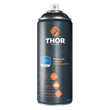 Lata de aerosol azul medio de 400 ml marca Thor (foto 2), ref. THAE003 Lata de aerosol azul medio de 400 ml marca Thor (foto 2), ref. THAE003