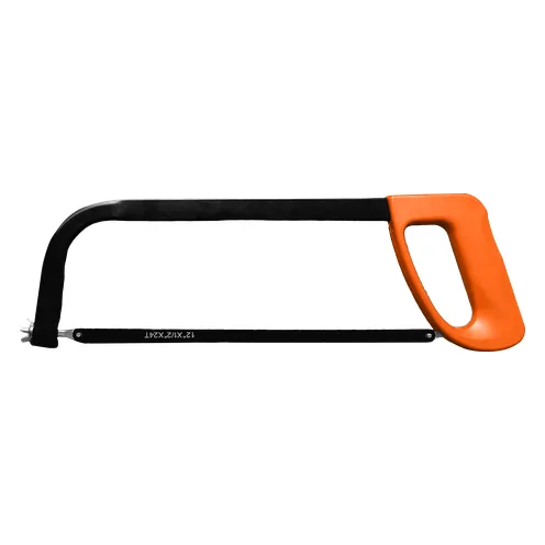 Marco de segueta básico con arco negro y empuñadura naranja, marca Thor, ref. THHC100