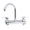 Mezclador de lavaplatos 8" con cuello en arco cromo Valqua VQALC001