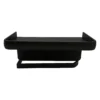 Portarrollo de papel con base para celular en acero inoxidable negro mate Valqua High VQAHSP002