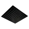Regadera cuadrada de 20 × 20 cm en acero inoxidable negro mate Valqua VQAR011 Regadera cuadrada de 20 × 20 cm en acero inoxidable negro mate Valqua VQAR011
