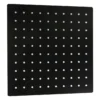 Regadera cuadrada de 25 × 25 cm en acero inoxidable negro mate Valqua VQAR008 Regadera cuadrada de 25 × 25 cm en acero inoxidable negro mate Valqua VQAR008