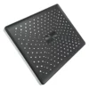 Regadera rectangular de 18 × 24 cm plástica cromo Valqua High VQAHR020 Regadera rectangular de 18 × 24 cm plástica cromo Valqua High VQAHR020