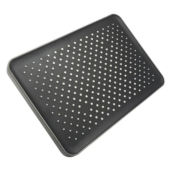 Regadera rectangular de 20 × 30 cm plástica gris Valqua High VQAHR022 Regadera rectangular de 20 × 30 cm plástica gris Valqua High VQAHR022