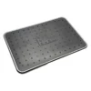 Regadera rectangular de 20 × 30 cm plástica negro con borde cromo Valqua High VQAHR025 Regadera rectangular de 20 × 30 cm plástica negro con borde cromo Valqua High VQAHR025