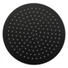 Regadera redonda de 30 cm en acero inoxidable negro mate Valqua VQAR013 Regadera redonda de 30 cm en acero inoxidable negro mate Valqua VQAR013