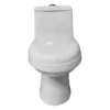 Sanitario one piece compacto Yanse blanco Valqua High VQAHSA001, vista de frente Sanitario one piece compacto Yanse blanco Valqua High VQAHSA001, vista de frente