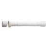 Sifón flexible plástico blanco de 37 cm Valqua VQASF002, con las tuercas sueltas
