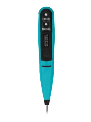Tester probador de corriente digital con pantalla LCD y botones DIRECT e INDUCTANCE, Knox, ref. KMED103